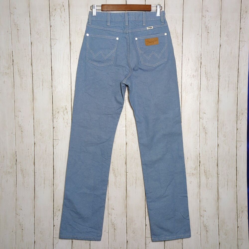 Wrangler Blue Bell Jeans High Rise Straight Leg 7x32 Western Cowgirl Rodeo - Picture 2 of 9